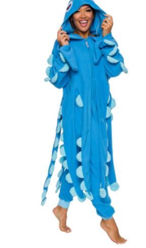 Photo 1 of FUNZIEZ! Octopus Adult Unisex Novelty Union Suit

