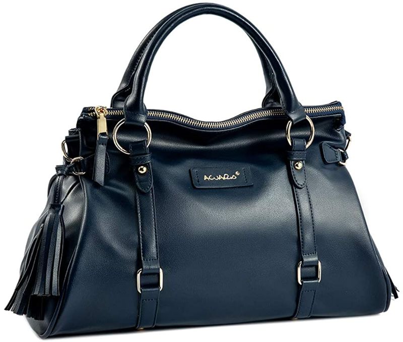 Photo 1 of ACUARIO Tote Bag for Women, Women’s Leather Handbags Shoulder Top-Handle Bags Satchel Designer Ladies Purses Crossbody Bag
