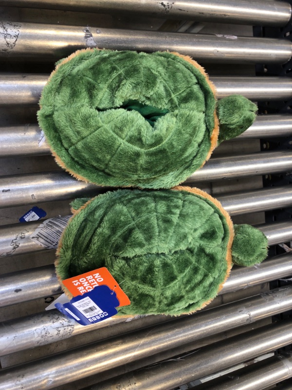 Photo 1 of FUNZIEZ TURTLE SLIPPERS SIZE LARGE.