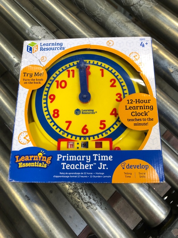 Photo 2 of Learning Resources (LER2994) Primary Time Teacher Jr. 12 Hour
