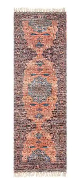 Photo 1 of Annette Flatweave Multi 2 ft. 6 in. x 8 ft. Runner Rug
