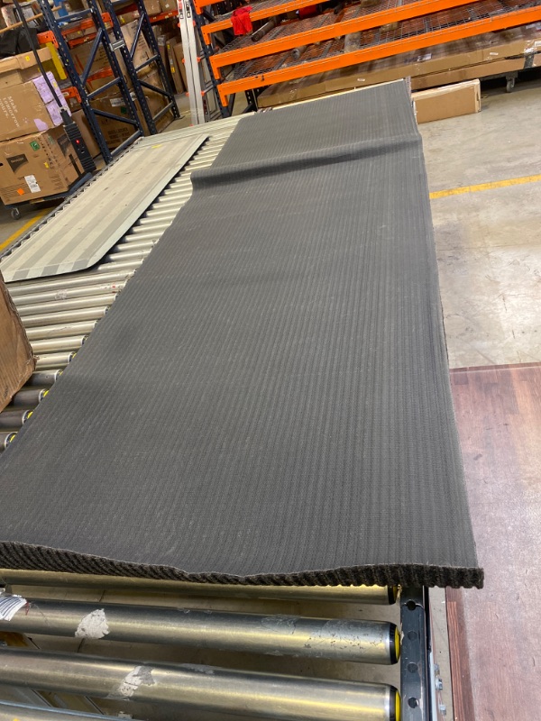 Photo 1 of 109 Brush Step Entrance Mat, 3' x 10', Charcoal RUG