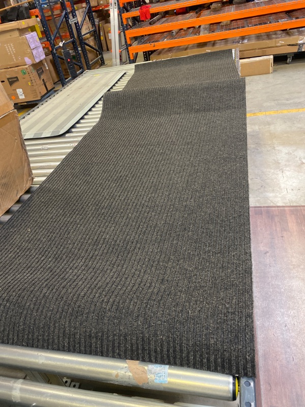 Photo 3 of 109 Brush Step Entrance Mat, 3' x 10', Charcoal RUG