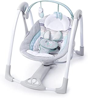 Photo 1 of Ingenuity Compact Lightweight Portable Baby Swing with Music, Nature Sounds and Battery-Saving Technology - Abernathy, 0-9 Months
