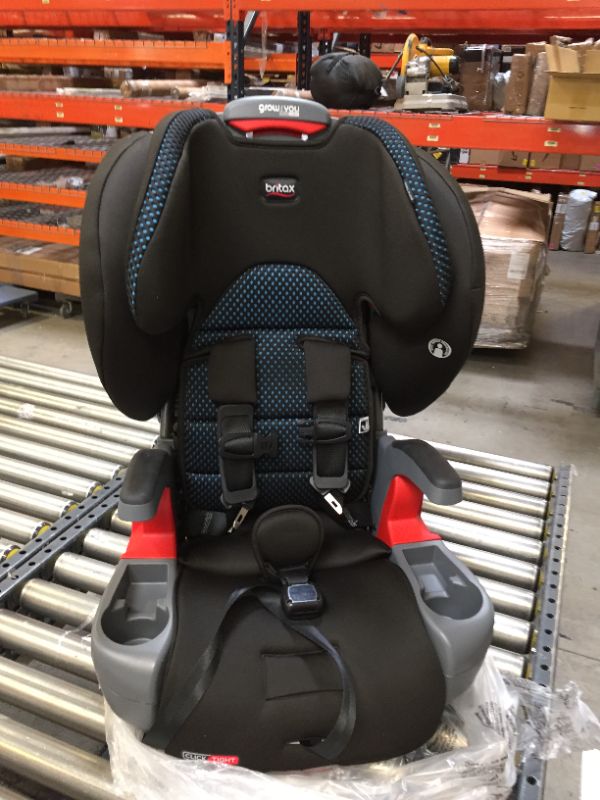 Photo 4 of Britax Grow with You ClickTight Harness-2-Booster Car Seat, Cool Flow Teal
