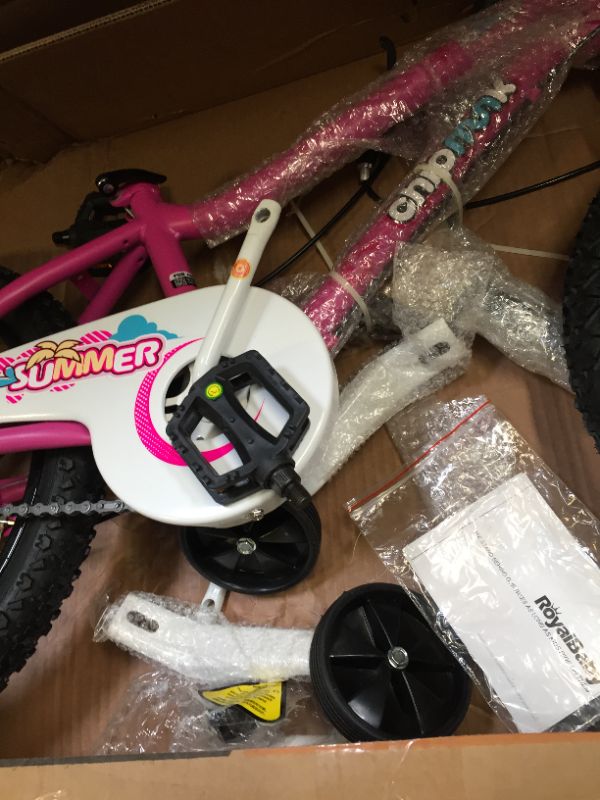 Photo 1 of RoyalBaby Chipmunk 18 inch MK Sports Kids Bike Summer Pink With Training Wheels
