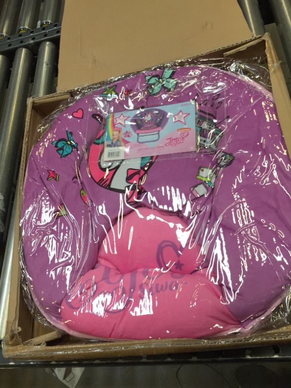 Photo 2 of Jojo Siwa Toddler 19” Folding Saucer Chair with Cushion, Ages 3+
