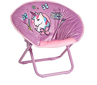 Photo 1 of Jojo Siwa Toddler 19” Folding Saucer Chair with Cushion, Ages 3+
