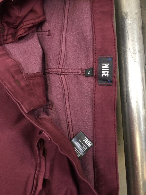 Photo 2 of MAROON PANTS SIZE 36 