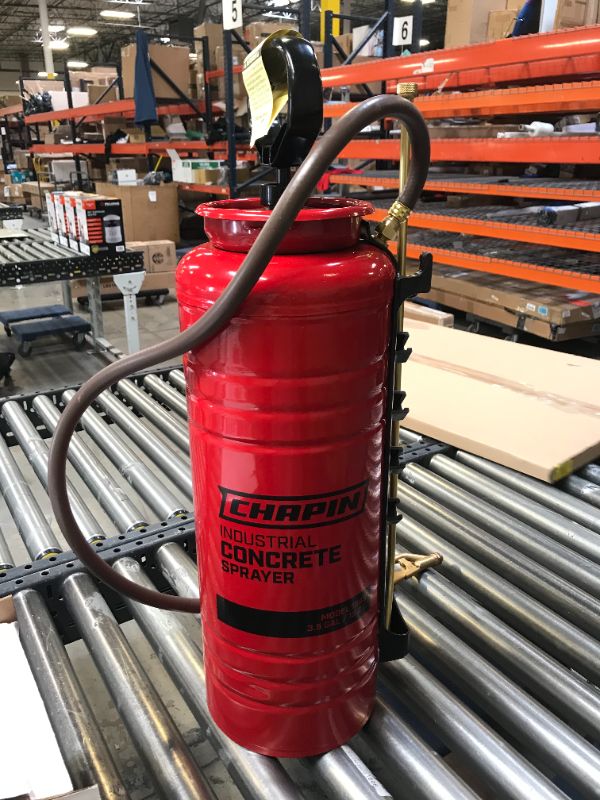 Photo 2 of Chapin International 1949 Industrial Open Head Sprayer for Professional Concrete Applications, 3.5 gallons, Red