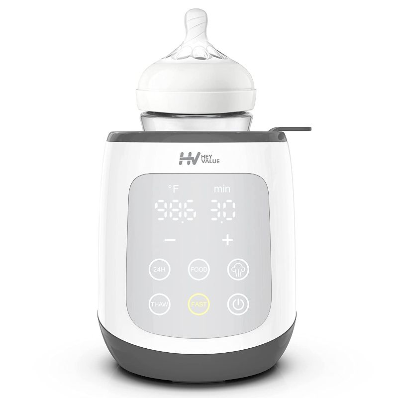 Photo 1 of Bottle Warmer, Baby Bottle Warmer 5-in-1 Fast Baby Food Heater&Thaw BPA-Free Milk Warmer with LCD Display Accurate Temperature Control for Breastmilk or Formula