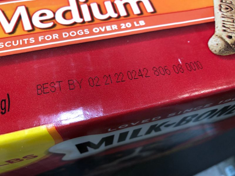 Photo 2 of 2 BOXES - EXP 2/21/22 - Milk-Bone Original Dog Treats for Medium Dogs, 10 Pounds
