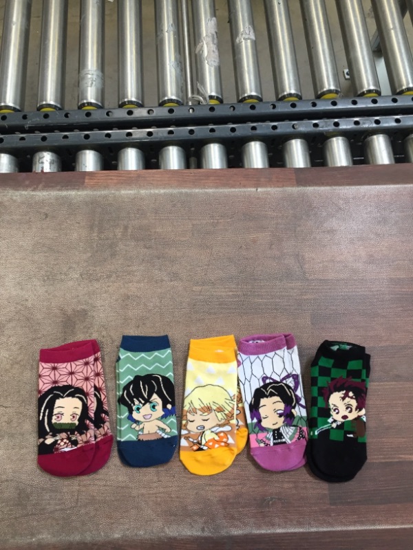 Photo 1 of Generic Anime Themed Socks Pack of 5 small