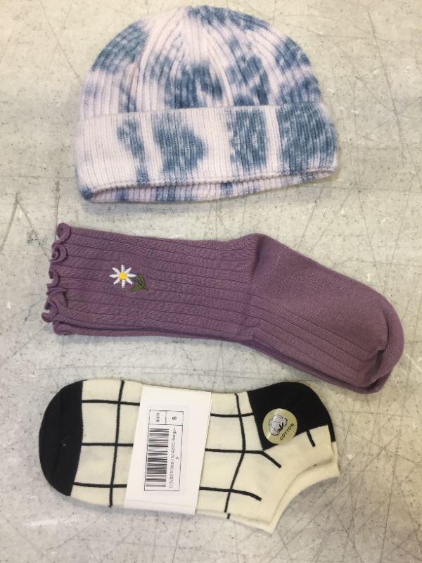Photo 1 of beanie & socks bundle 
~~ china size runs small ~~