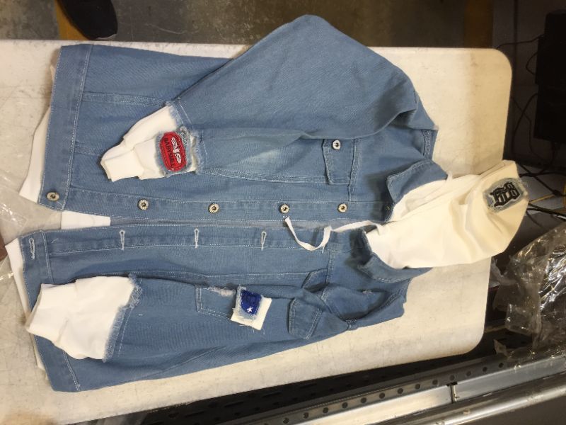 Photo 1 of bad puggy jean jacket 
xxl
~~ china size runs small ~~