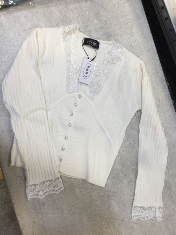 Photo 1 of women's long sleeve white shirt

medium
~~ china size runs small ~~