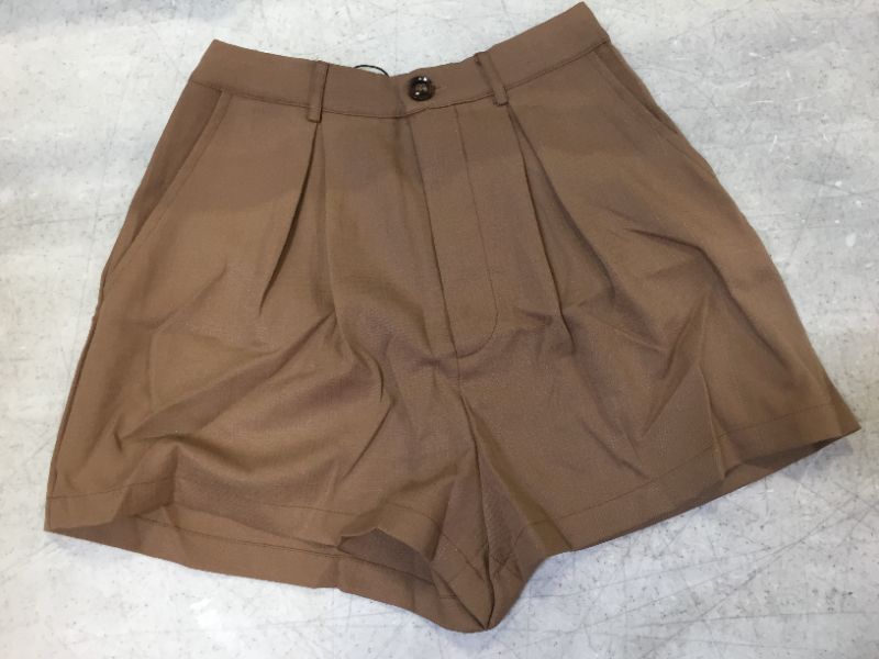 Photo 1 of women's brown shorts
extra small 
~~ china size runs small ~~