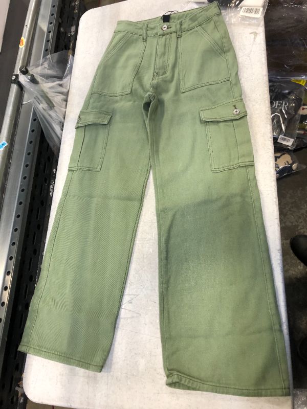 Photo 2 of Solid Cargo Jeans- SMALL