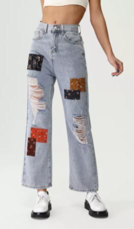 Photo 1 of CIDER
Cute Patchy Denim Jeans- SMALL