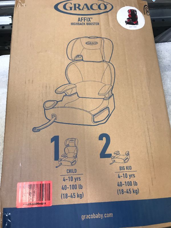 Photo 2 of Graco Affix Youth Booster Car Seat with Latch System - Atomic