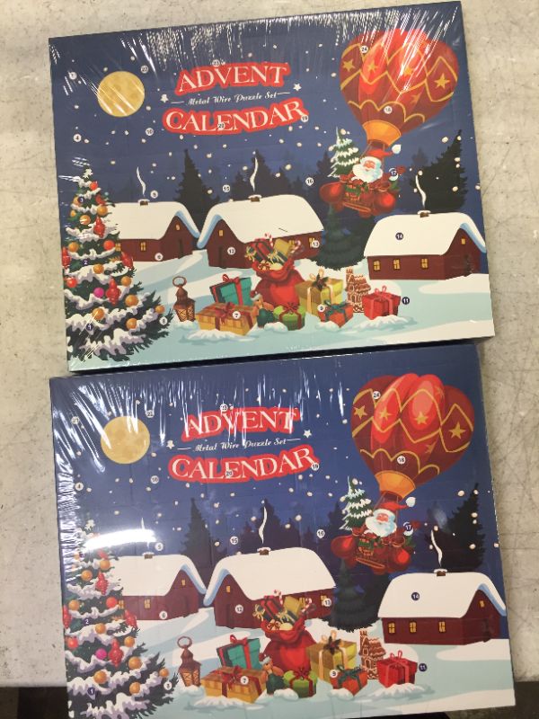 Photo 1 of Metal Wire Puzzle Toys Advent Calendar 2020 2 count 
