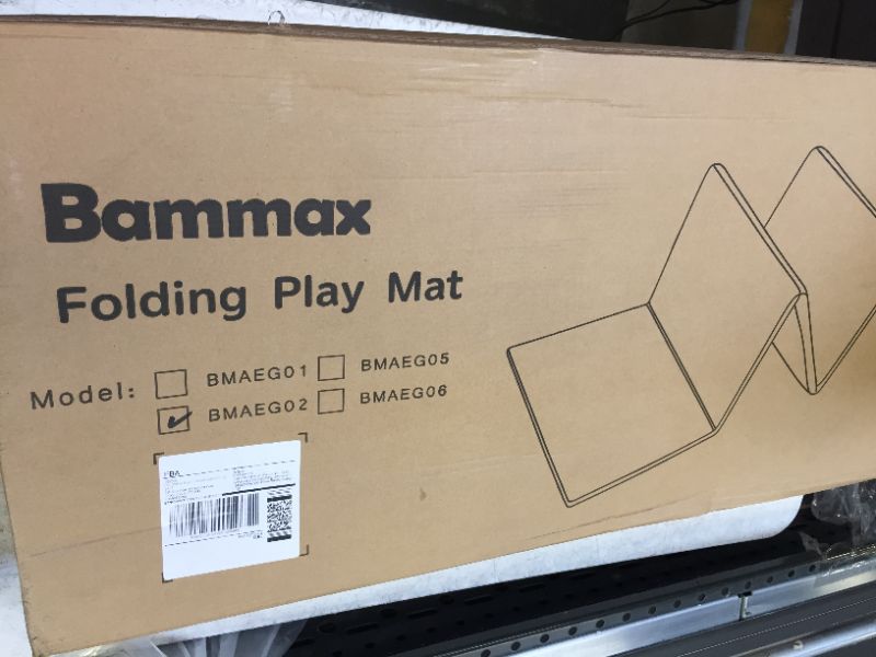 Photo 2 of Bammax Play Mat, Folding Mat Baby Crawling Mat Kids Playmat Waterproof Non Toxic for Babies, Infants, Toddlers, 70" x 77.5" x 0.6"

