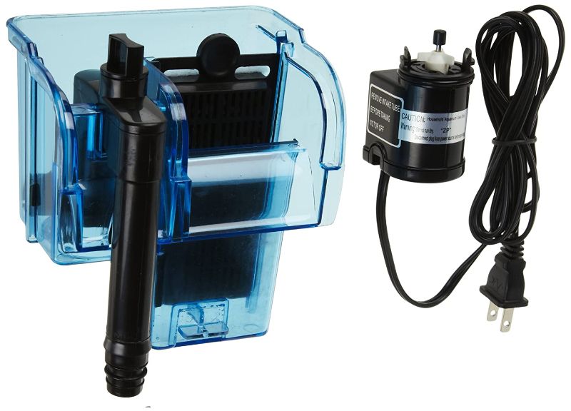 Photo 1 of Penn-Plax Cascade Hang-on Aquarium Power Filter for 10 Gallon Aquaria, 80 GPH Flow Rate
