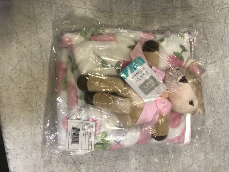 Photo 2 of Hudson Baby Boy and Girl Plush Blanket and Toy - Fawn
