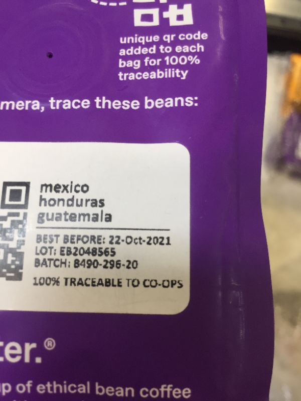 Photo 5 of Ethical Bean Sweet Espresso Medium Dark Roast Fairtrade Organic Ground Coffee (8 oz Bag) and 
Ethical Bean Lush Medium Dark Roast Fairtrade Organic Ground Coffee (8 oz Bag)--best by Oct 2021 
