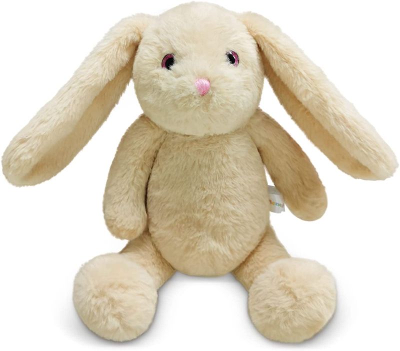 Photo 1 of Happy Easter Bunny Plush Rabbits Stuffed Animal Toys for Kids Suitable Easter Party Game Favors for Kids Toddlers Squishy Gift
