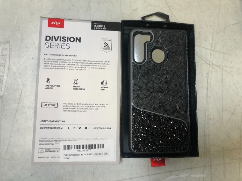 Photo 3 of Samsung Galaxy A21 ZIZO DIVISION Cases Black Color 