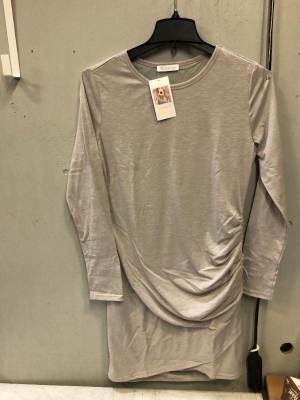 Photo 1 of L grey long sleeve dress 