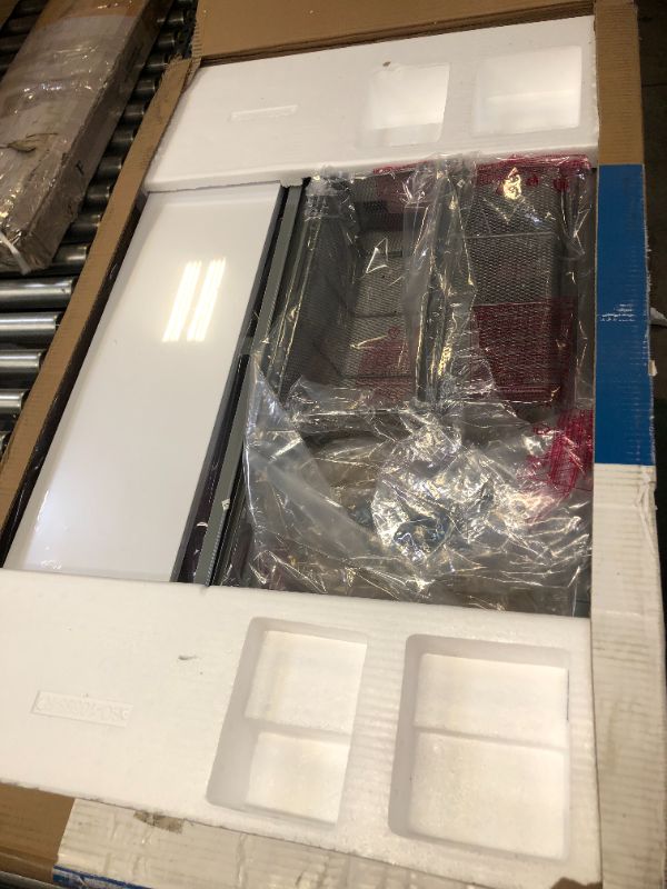 Photo 1 of Studio Designs Sew Ready Craft Table, Silver/White 58x36x30in
