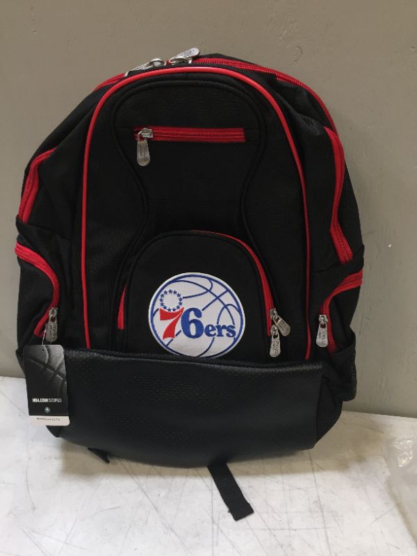 Photo 5 of NBA Philadelphia 76ers Colored Trim Laptop Backpack

