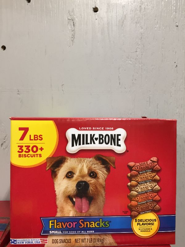 Photo 1 of 7 Lbs Flavor Biscuit Dog Snacks for Small to Medium Breeds (2 pack )
EXP 5/6/2022 (Factory sealed)
