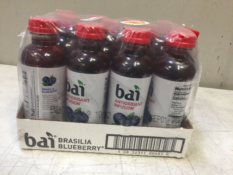 Photo 3 of Bai5 Antioxidant Infusions, Brasilia Blueberry, 18 Fluid Ounce
EXP---01-Sep-2021 