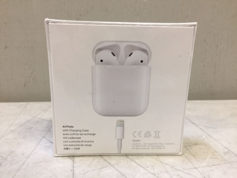 Photo 6 of Apple - AirPods with Charging Case (2nd generation) - White ***Brande new factory sealed***
