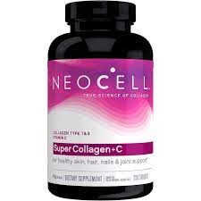 Photo 1 of  NeoCell Super Collagen + C 6, 000mg Collagen Types 1 & 3 Plus Vitamin C - 250 Tablets EXP--05-2022