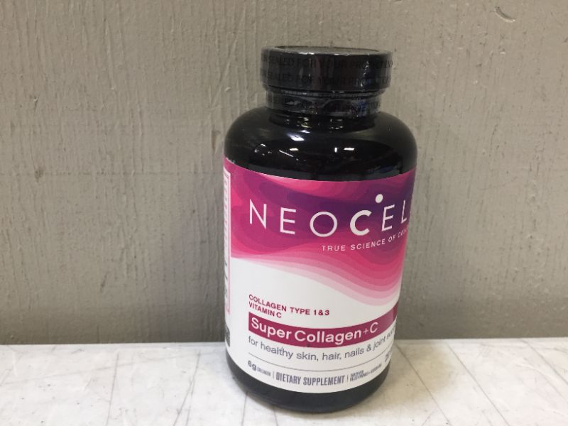 Photo 3 of  NeoCell Super Collagen + C 6, 000mg Collagen Types 1 & 3 Plus Vitamin C - 250 Tablets exp-05-2022