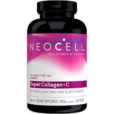 Photo 1 of  NeoCell Super Collagen + C 6, 000mg Collagen Types 1 & 3 Plus Vitamin C - 250 Tablets exp-05-2022