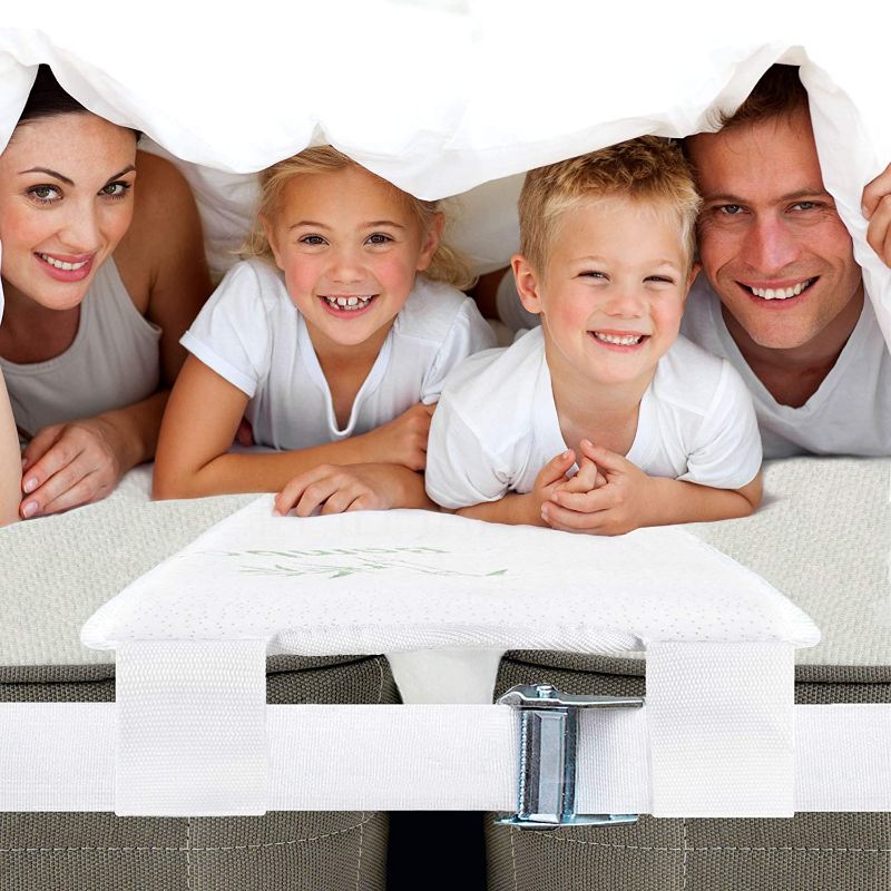 Photo 1 of EPHEDORA Extra Wide Bed Bridge Connector | Twin to King Converter Kit with Strap | Adjustable Mattress Connector for Bed | 25D Memory Foam | 10" Design | Non-Slip | Storage Bag Included
