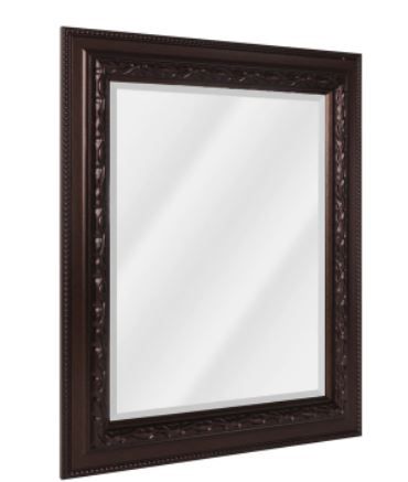 Photo 1 of Addyson Rich Brown Embossed Framed Wall Mirror