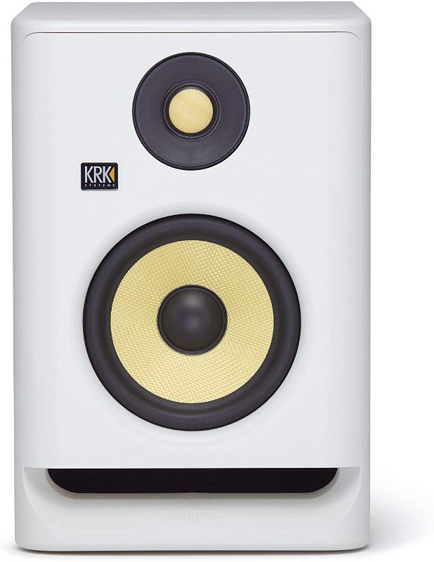 Photo 1 of KRK RP5 Rokit 5 G4 Professional Bi-Amp 5" Powered Studio Monitor, White Noise
