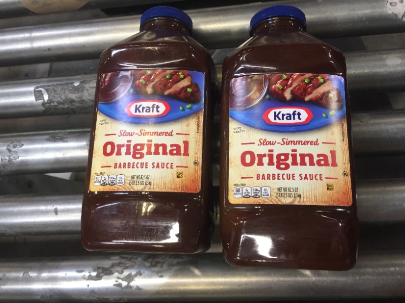 Photo 2 of 2 PACK, Kraft Original Slow-Simmered Barbecue BBQ Sauce, 82.5 oz Bottle BEST BY JAN 2022
