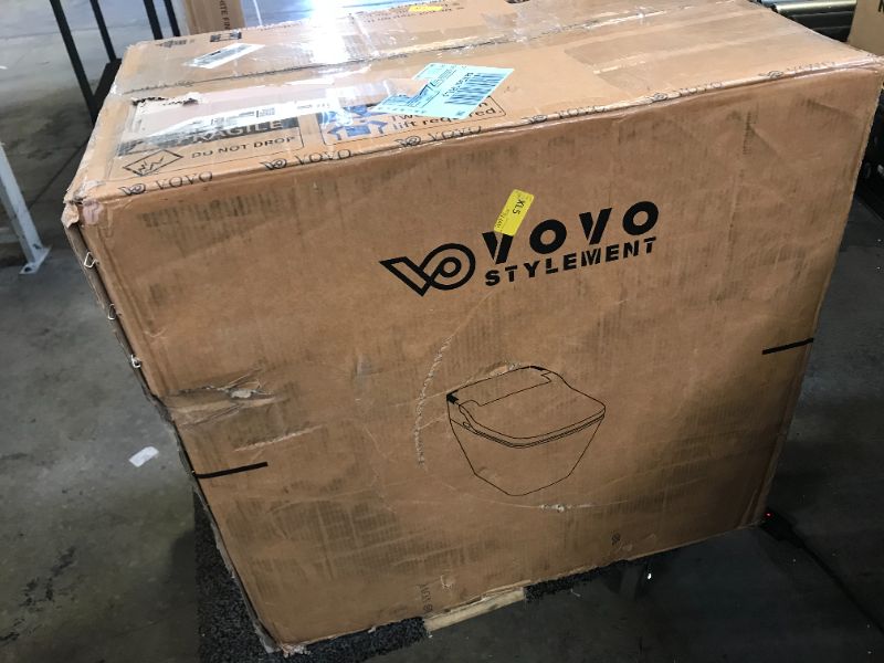 Photo 1 of VOVO STYLEMENT TCB-090S Smart Bidet Toilet, One Piece Toilet with Auto Dual Flush, LED Nightlight, Heated Seat, Warm Water and Dry FACTORY SEALED OPENED FOR PICTURES