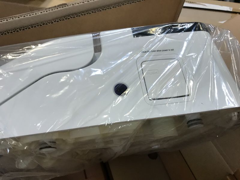 Photo 1 of VOVO STYLEMENT TCB-090S Smart Bidet Toilet, One Piece Toilet with Auto Dual Flush, LED Nightlight, Heated Seat, Warm Water and Dry FACTORY SEALED OPENED FOR PICTURES