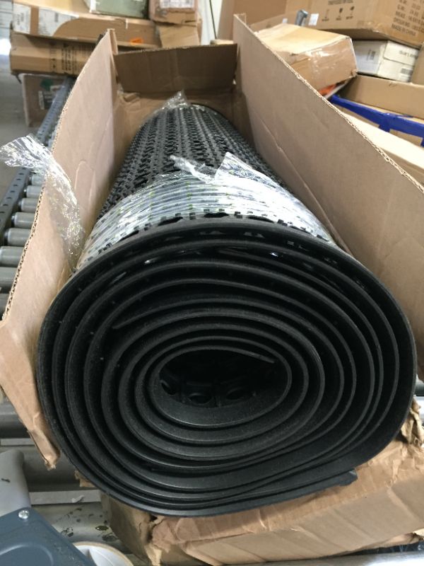 Photo 1 of 3X Erie Tools 3x5 Black Rubber Drainage Floor Mat 36" x 60" Anti-Fatigue Anti-Slip
