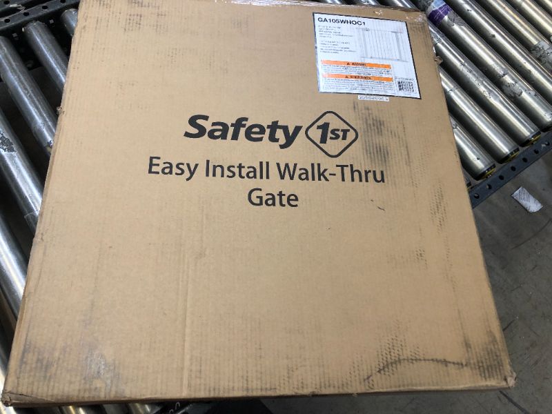 Photo 3 of Safety 1st Easy Install Walk Thru Gate, White