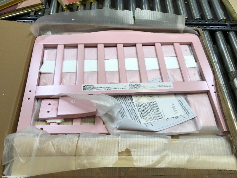 Photo 5 of Dream On Me Classic Design Blush Pink Toddler Bed