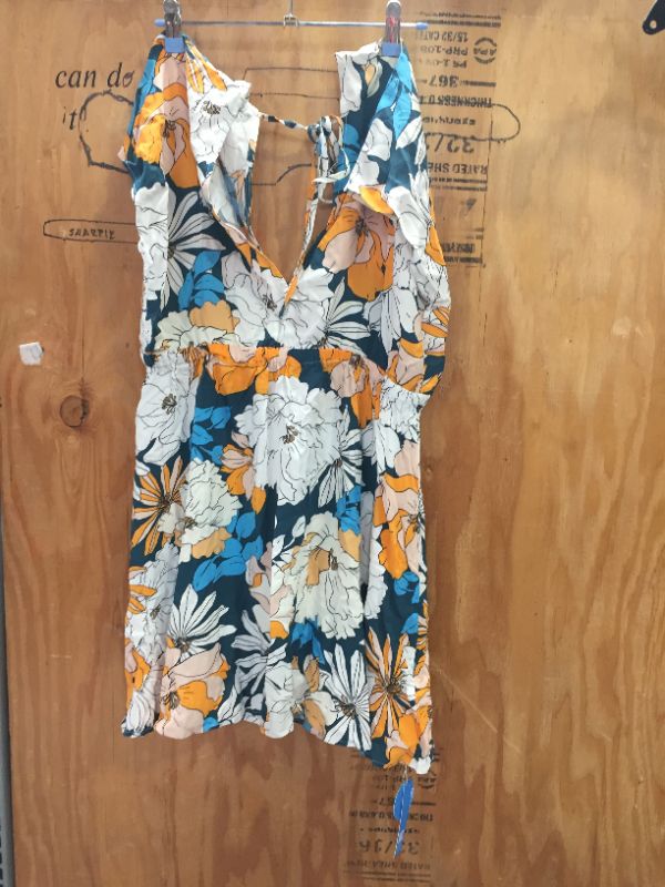 Photo 2 of Jena Floral V-Neck Dress sz S 
